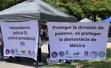 Bloquean la Avenida Itzáes de Mérida como protesta contra la Reforma Judicial