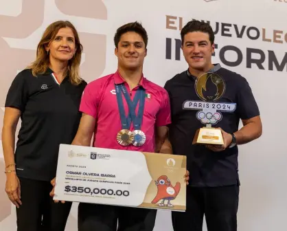 Nuevo León premia a medallistas y entrenadores olímpicos triunfadores en París