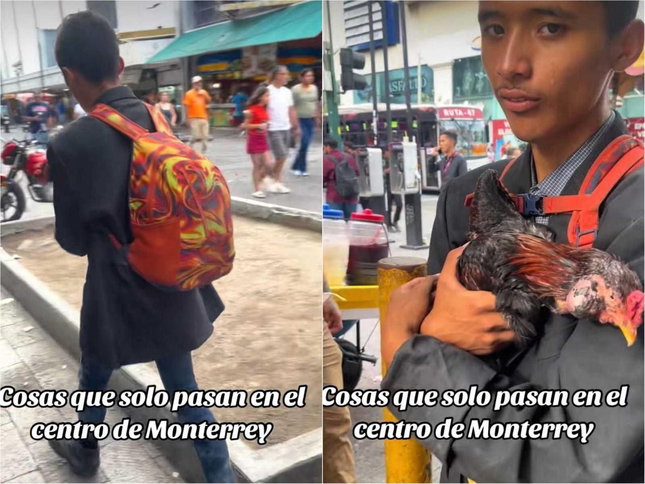 La originalidad y espontaneidad de este encuentro en las calles de Monterrey han generado un gran impacto en las redes. Foto: Tiktok.