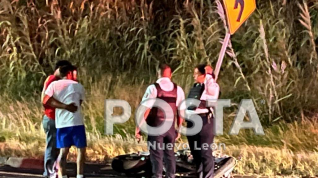 Fallece motociclista tras accidente vial en Guadalupe