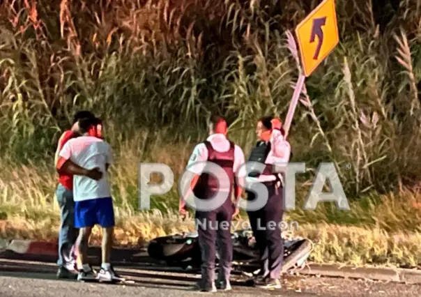 Fallece motociclista tras accidente vial en Guadalupe