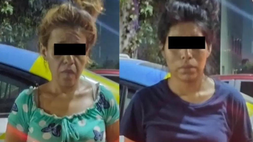 Detienen a dos mujeres con droga y arma de fuego en Monterrey