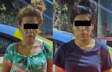 Detienen a dos mujeres con droga y arma de fuego en Monterrey