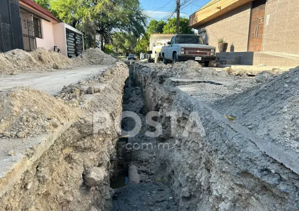 Sufren por obras de drenaje inconclusas desde hace cuatro años en Guadalupe