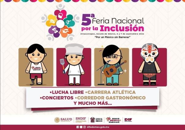 Edomex será sede de la 5ta Feria Nacional por la Inclusión