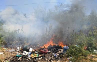 Provocan incendio en Múzquiz: familias están en pánico