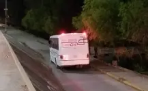Guardia Estatal evita robo a autobús con empleados de maquiladora