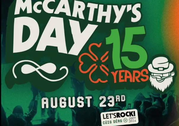 McCarthys Celebra 15 Años de Rock con una fiesta inolvidable