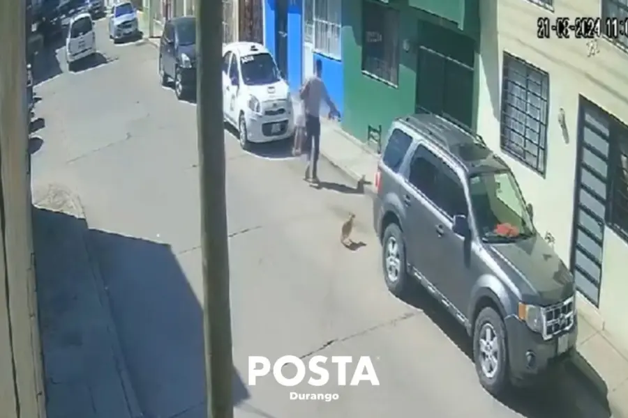 Captan en video sustracción de una niña por parte de su padre