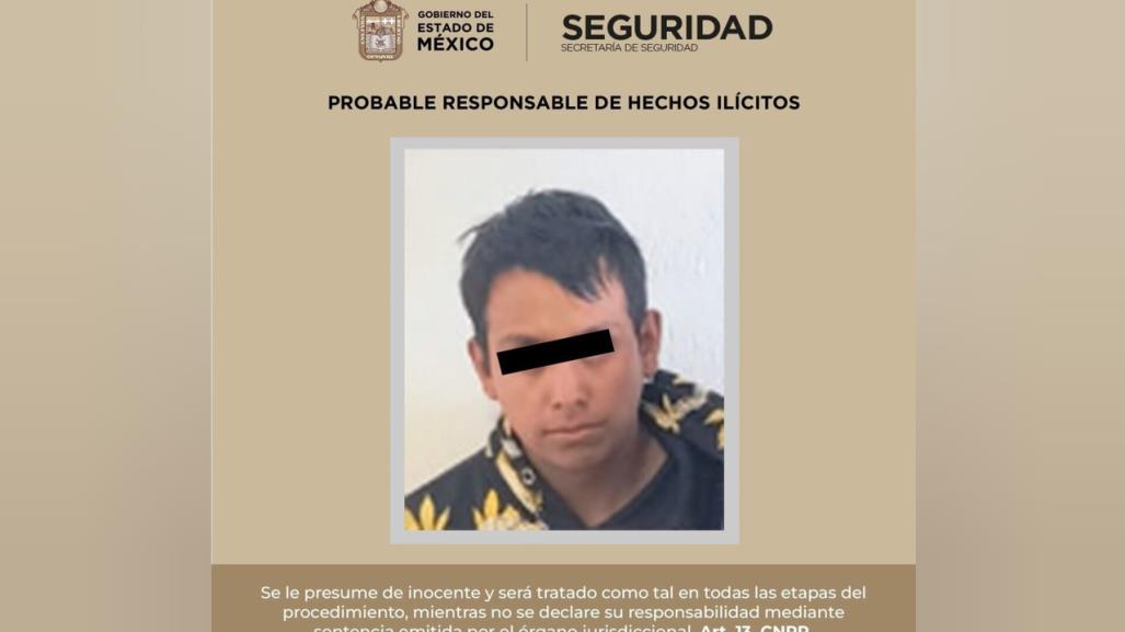 Capturan a presunto agresor en Zinacantepec tras denuncia ciudadana