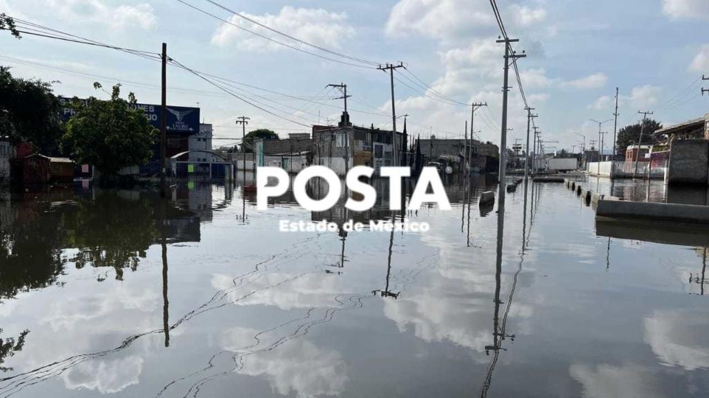 ¡Bajo el agua! Inundaciones en Chalco dejan calles fantasma