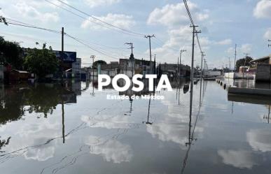 ¡Bajo el agua! Inundaciones en Chalco dejan calles fantasma