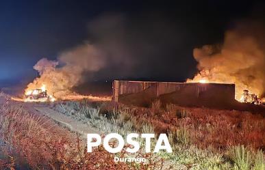 Reportan 7 muertos en choque e incendio ocurrido en Durango