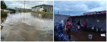 Sufren por inundaciones asentamientos irregulares en Tláhuac