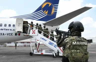 Crean en México unidad naval de élite para neutralizar amenazas en aeropuertos