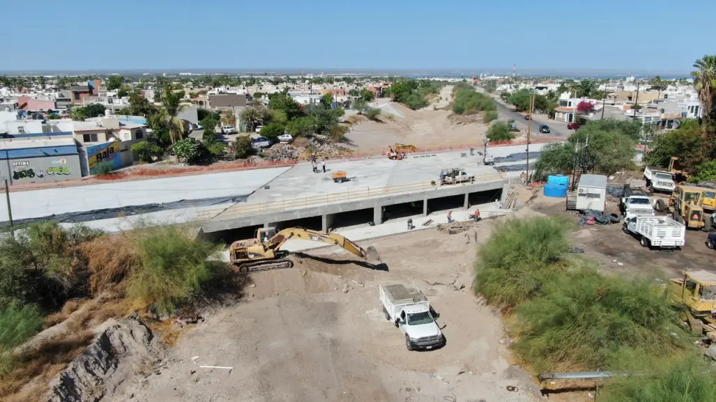 Puente Colosio en La Paz estará listo para las lluvias