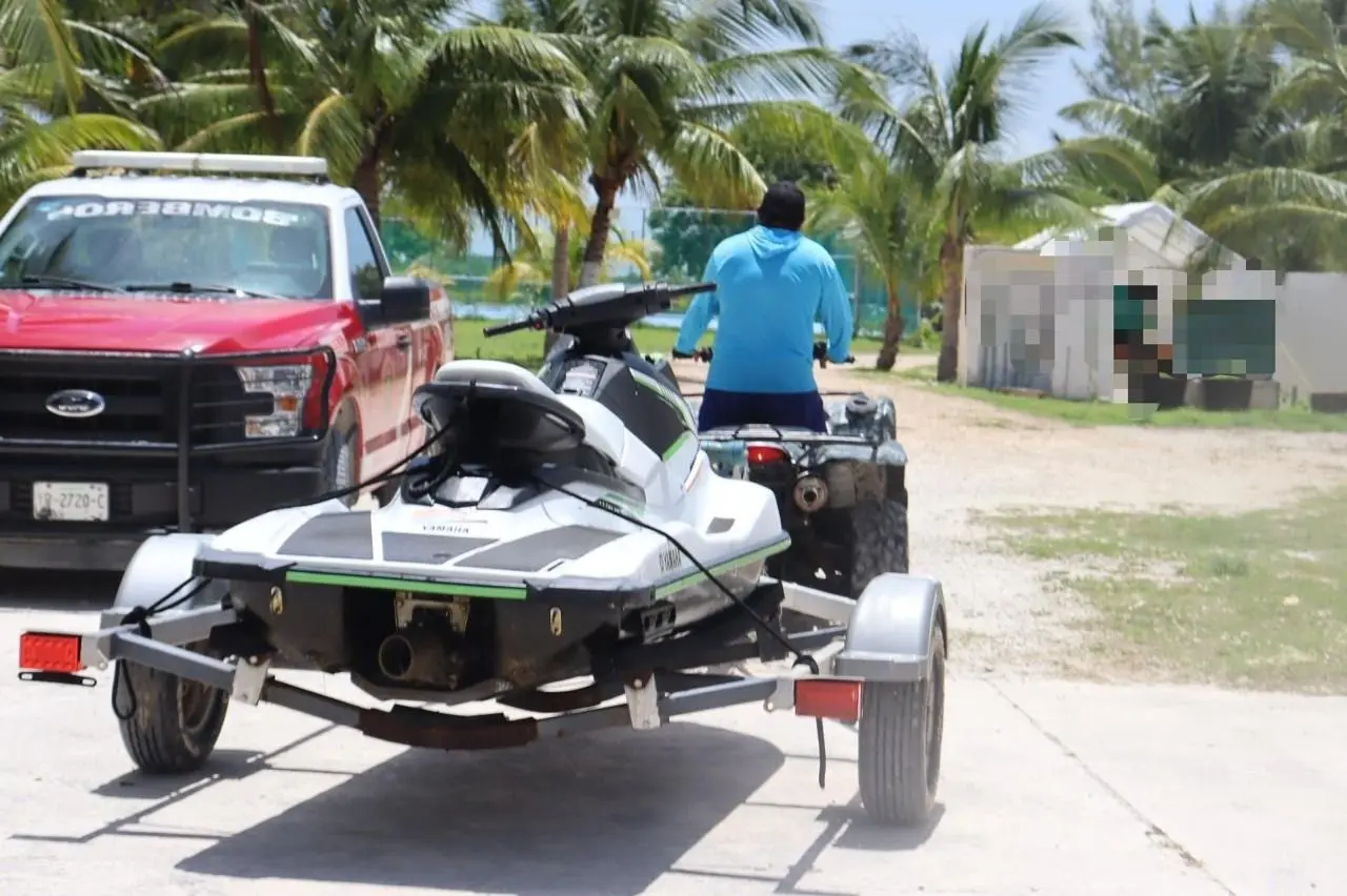 En la búsqueda participó un helicóptero, lachas y unidades terrestres Foto: Cortesía