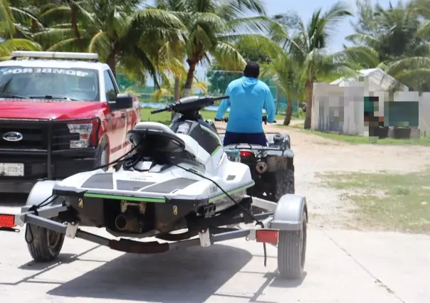 Recuperan motos acuáticas robadas en la costa de Yucatán