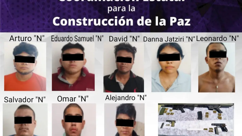 Policía de Morelos y Semar asegura a célula de secuestradores, rescata a víctima