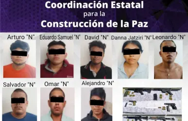 Policía de Morelos y Semar asegura a célula de secuestradores, rescata a víctima