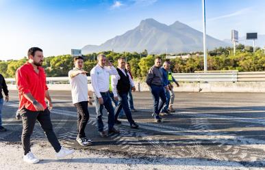 Samuel García anuncia apertura de carriles exprés en avenida Constitución