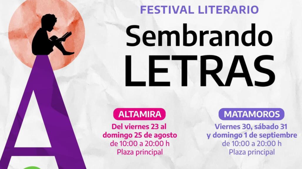 ITCA invita al festival sembrando letras, en Altamira