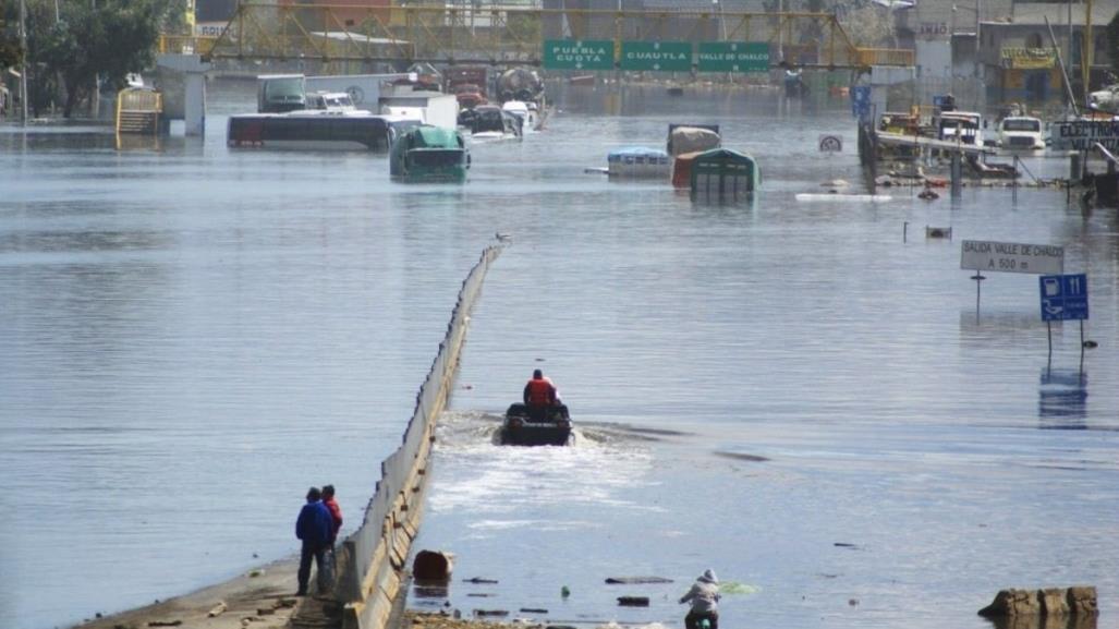 Valle de Chalco lleva 20 días continuos bajo el agua debido a las inundaciones