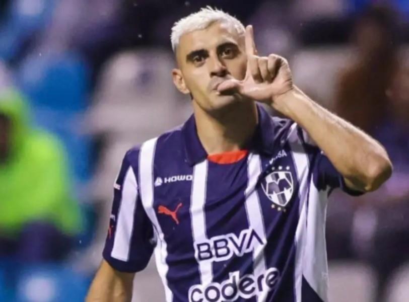 Germán Berterame festejando un gol hecho al Puebla en el Apertura 2024. Foto: Nación Fútbol.