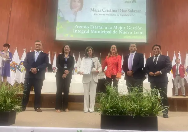 Guadalupe recibe el Premio Estatal a la Mejor Gestión Integral Municipal