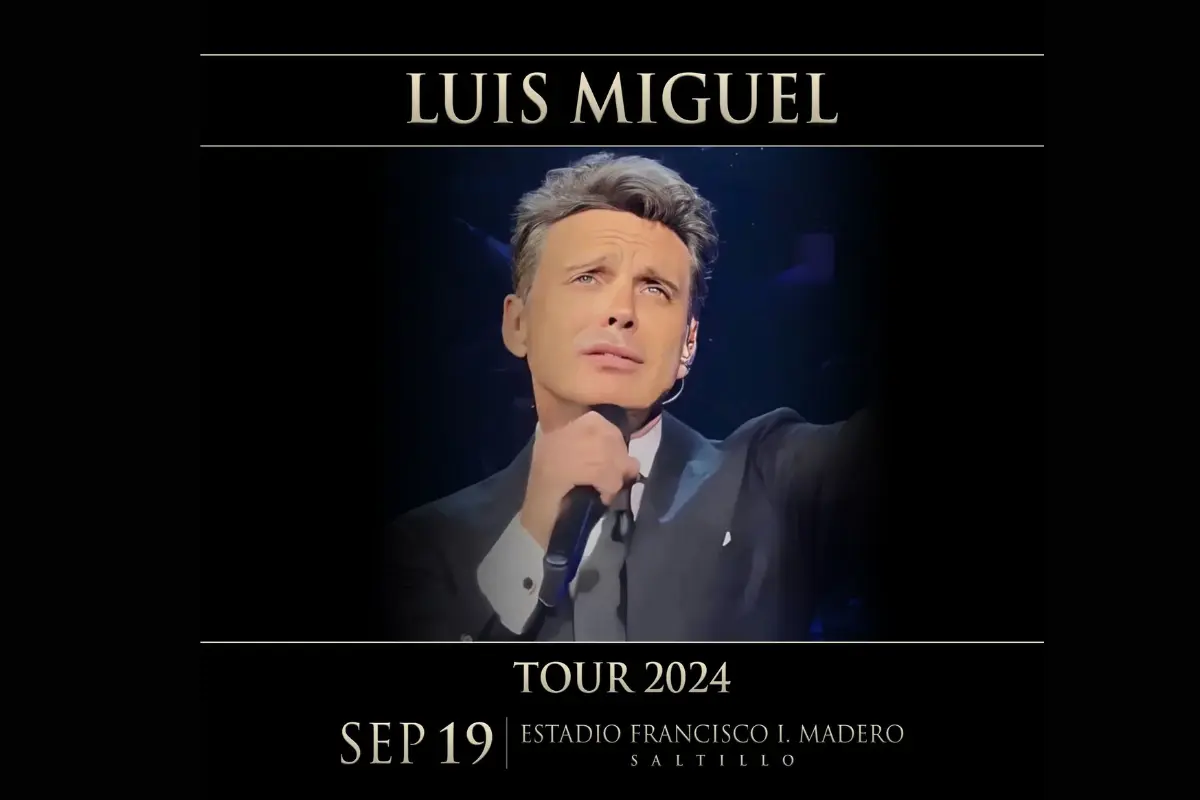 Luis Miguel en Saltillo. Foto de redes.