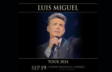 A la baja los boletos para el concierto de Luis Miguel en Saltillo