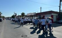 Manifestación en La Paz en contra de la reforma al Poder Judicial