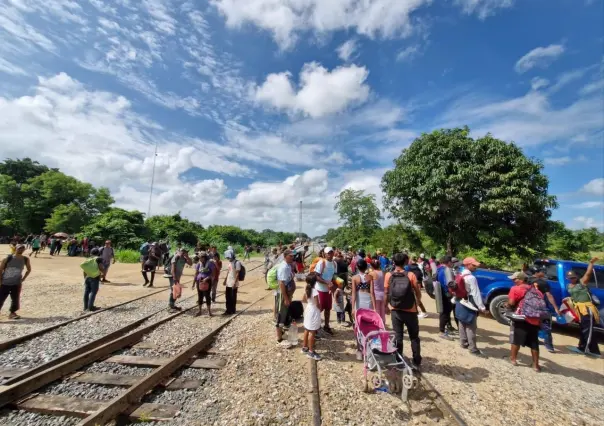 Atraviesan mil migrantes centroamericanos  por territorio veracruzano