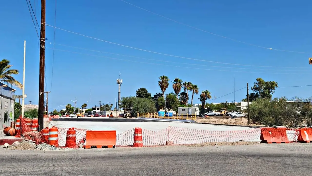 El puente esta construido con una estructura tipo cajón. Foto: Cortesía / Más Noticias de BCS