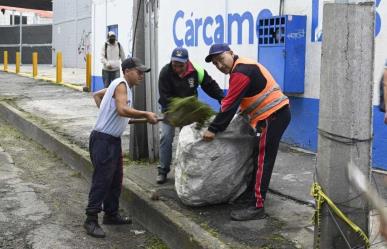 Naucalpan de Juárez recolecta 70 toneladas de basura para prevenir inundaciones