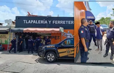 Policía logra detener a ladron tras robo en ferretería de Pacabtún