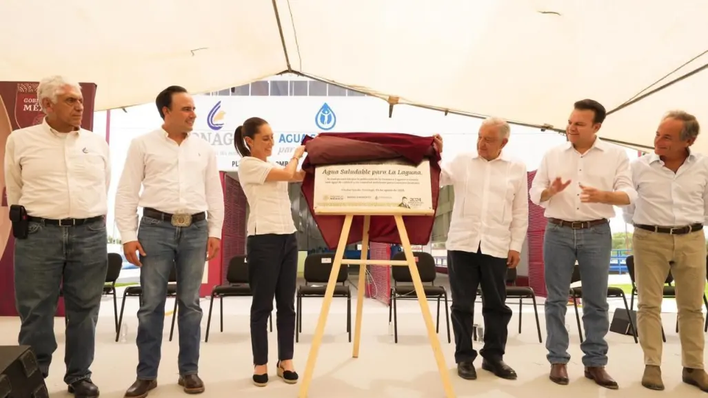 Inauguración de Agua Saludable para la Laguna de Lerdo, Durango