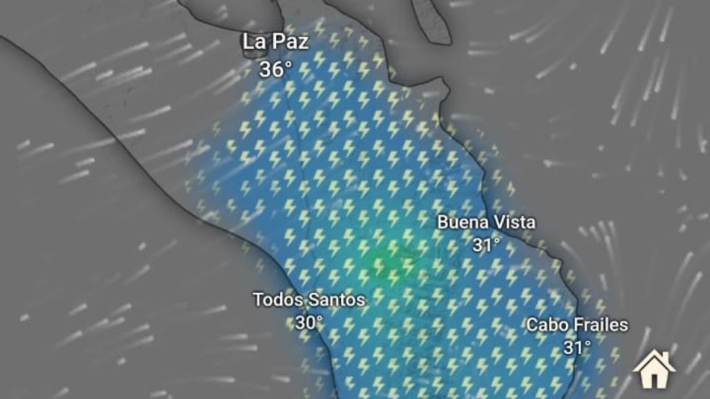 Se pronostican lluvias y chubascos en Baja California Sur