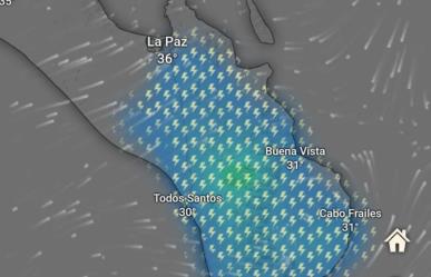 Se pronostican lluvias y chubascos en Baja California Sur