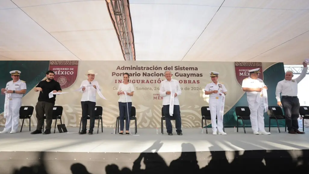 Inauguración de obras del Sistema Portuario Nacional en Guaymas Sonora