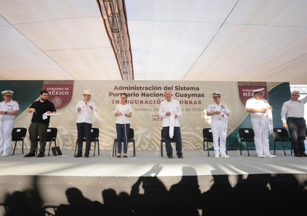 Inauguración de obras del Sistema Portuario Nacional en Guaymas Sonora