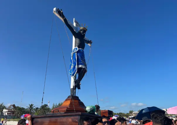 El Cristo negro de Sisal, cumple 70 años de tradición con procesión en Yucatán