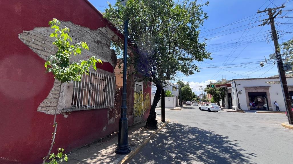 Edificación al borde de colapsar en el Centro Histórico de Durango