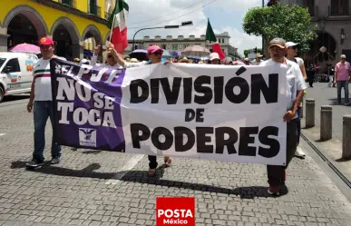 Marcha en Xalapa contra reforma judicial: redes ciudadanas se manifiestan
