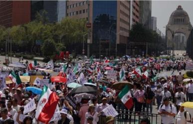 Miles de trabajadores del Poder Judicial protestan contra la reforma de AMLO