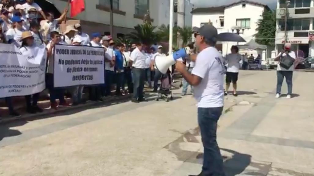 Continúan protestas contra la reforma judicial