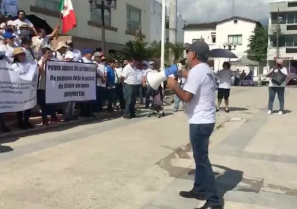 Continúan protestas contra la reforma judicial