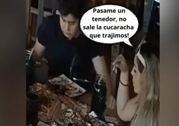 Familia intenta engañar a restaurante poniendo cucaracha en platillo (VIDEO)