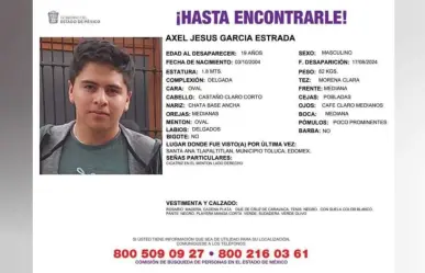 Publican foto de camioneta en investigación por desaparición de Axel en Toluca