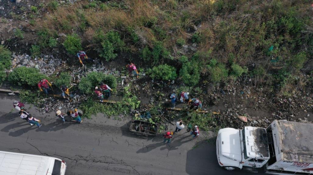 Nezahualcóyotl: Arman jornada de limpieza en Bordo de Xochiaca